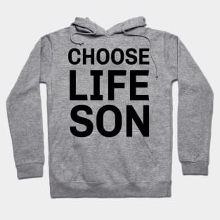 Rush - Choose Lifeson - Wham Style - Black Text Hoodie